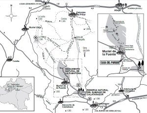 Fuentona-Sabinar-de-Calatañazor-Sierra-Cabrejas-Mapa